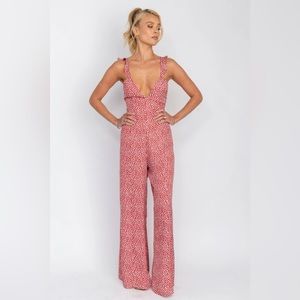 RESA Jilly Jumpsuit in Crimson Poppy